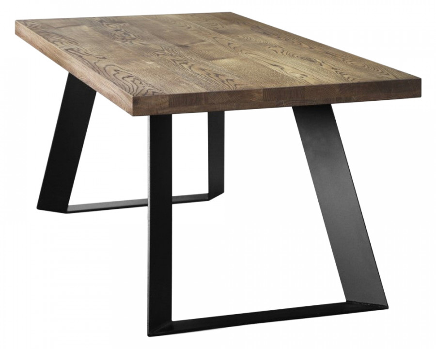 Maxima - Kastle 100 Solid Wood Dining Table in Black