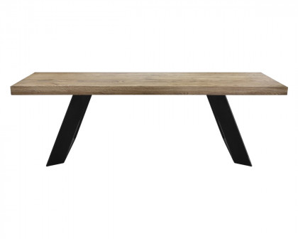 Maxima - Kastle 100 Solid Wood Dining Table in Black