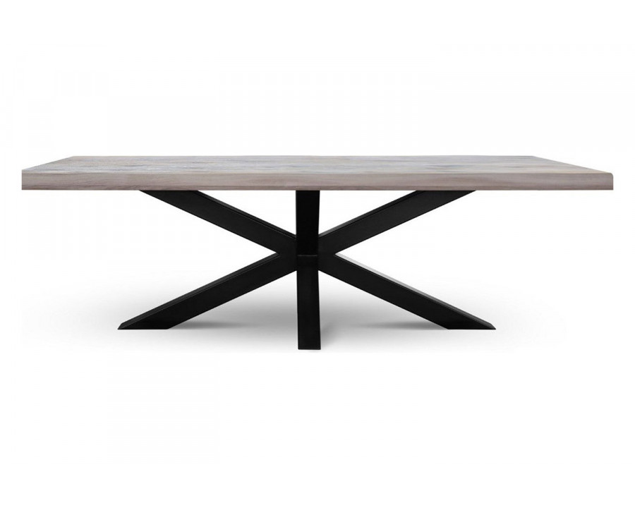 Maxima Redde-B Solid Dining Table - Wood/Black