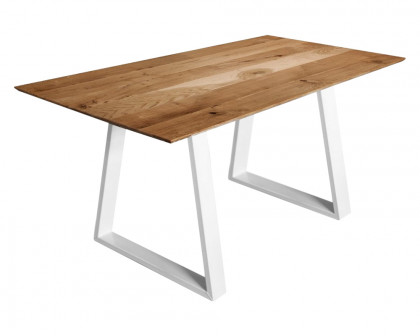 Maxima - Kidron-440 Solid Wood Dining Table in White