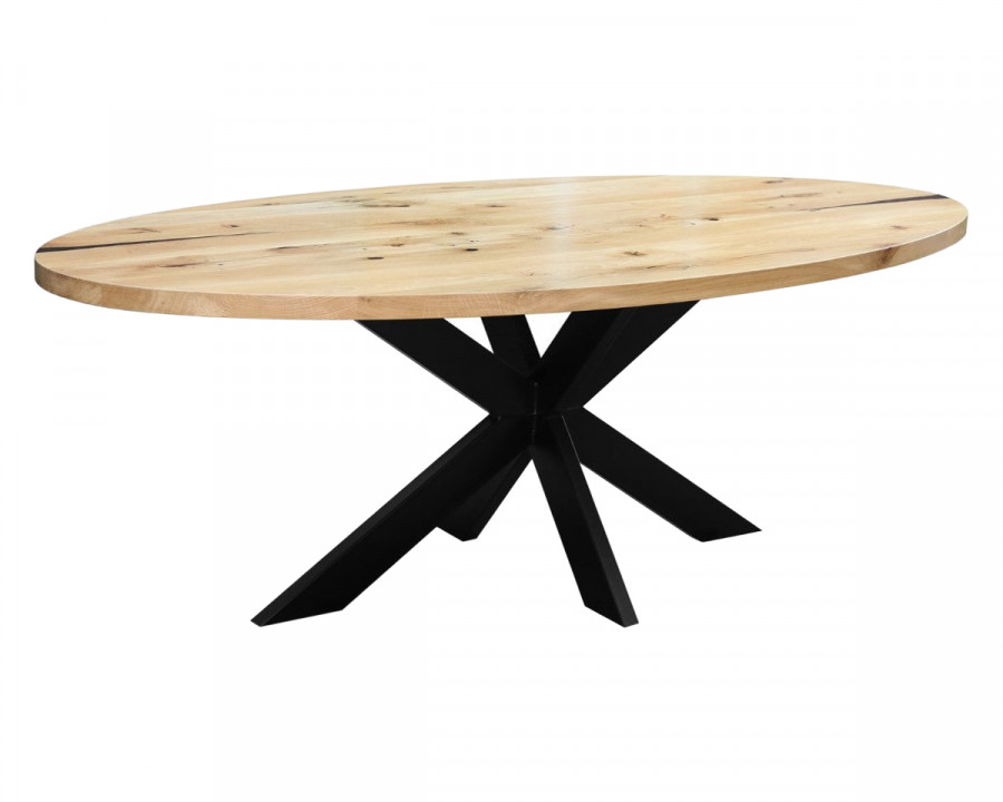 Maxima - Ronda-Xm Solid Dining Table in Oak Wood