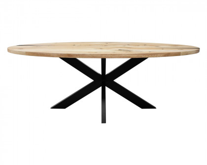 Maxima - Ronda-Xm Solid Dining Table in Oak Wood