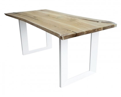 Maxima - Banur-Uw Solid Dining Table in Oak Wood