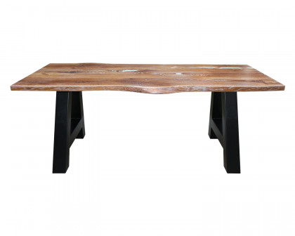 Maxima - Banur-A Solid Dining Table in Oak Wood