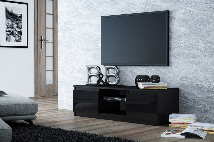 Maxima™ Clea 47" Long TV Stand - Black