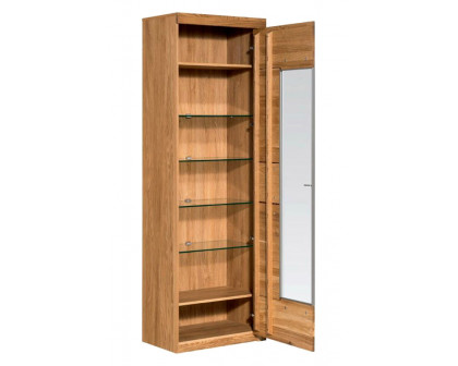 Maxima™ Velle 1 Door Display Cabinet Right - Walnut