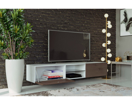 Maxima - Vigo Glass TV Stand in Matte