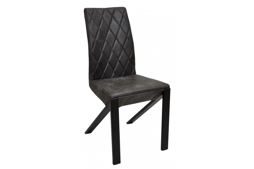 Maxima™ Set of 2 Irvin Chair - Black, Leather