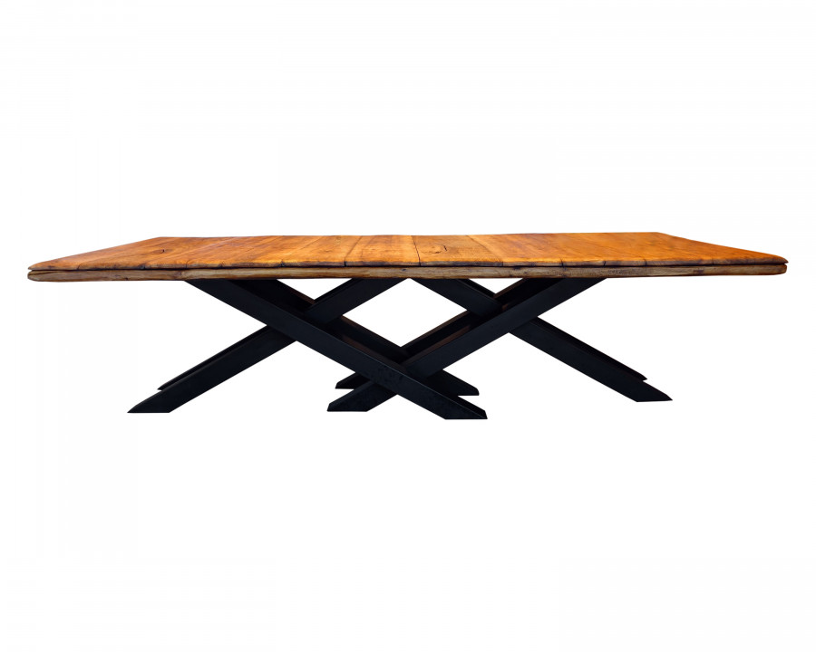 Maxima - Kai Oak Wood Dining Table in Oak Wood/Metal