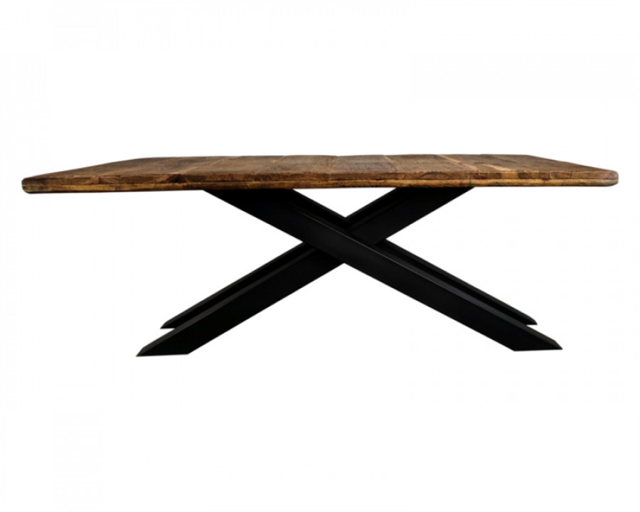 Maxima - Otto Oak Wood Dining Table in Oak Wood/Metal