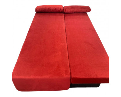 Maxima - Enjoy Sleeper Sofa in Red