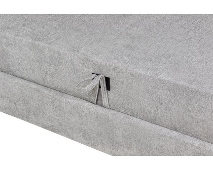 Maxima - Royal Sleeper Sectional in Gray, Fabric