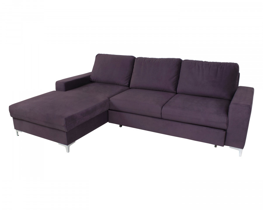 Maxima - Lens Sectional with Storage in Purple