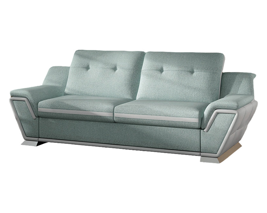 Maxima - Galactic 3 Sofa in Light Green/White