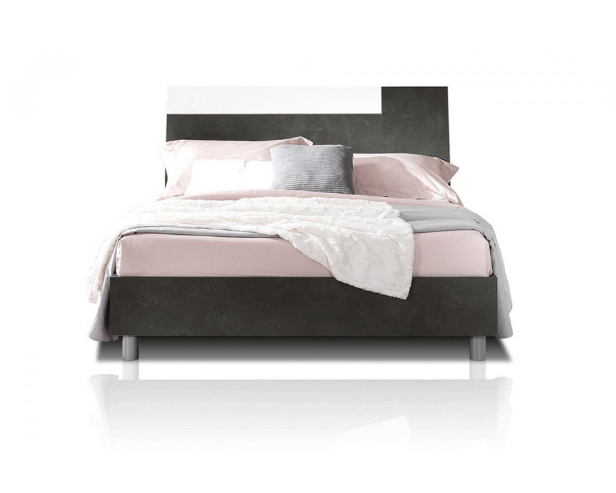 MCS Panarea Queen Size Bed - Dark Gray