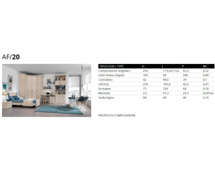 MCS - AF20 Bookshelf