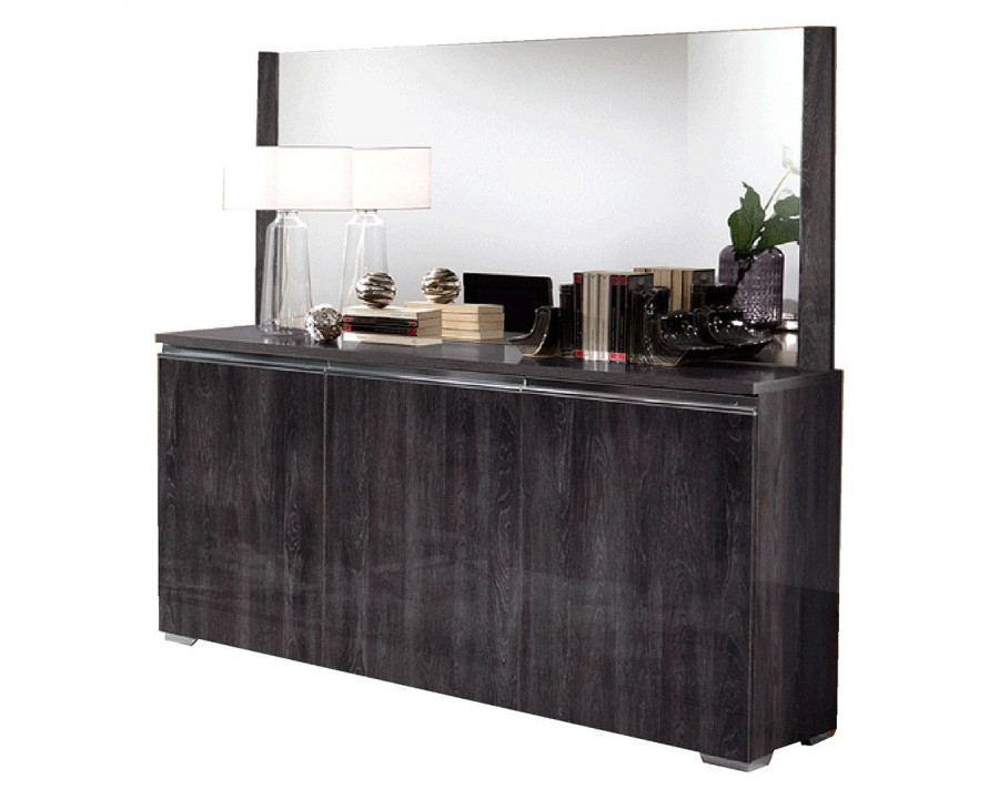 MCS - Oxford Mirror for Buffet in Dark Gray