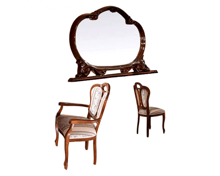 MCS - Pamela Chairs and Mirror Set