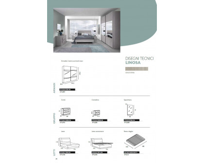 MCS - Linosa Bedroom Set