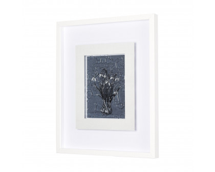 Mercana Botanical Sketches VI - Blue/White, Medium