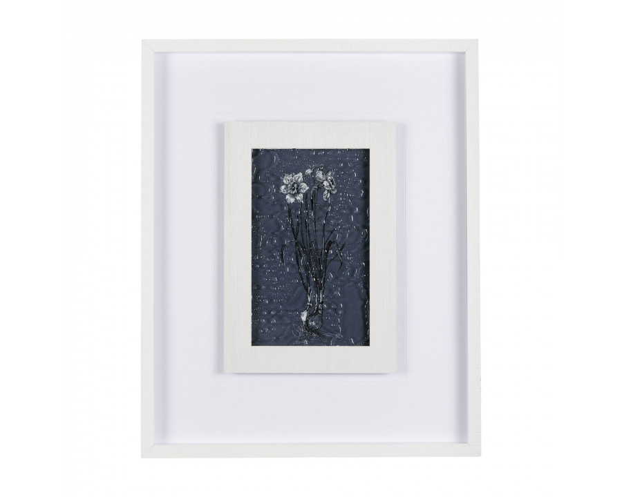 Mercana Botanical Sketches II - Blue/White, Medium