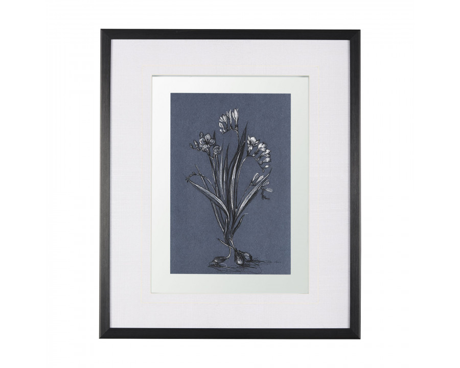 Mercana Botanical Sketches III - Blue, Medium