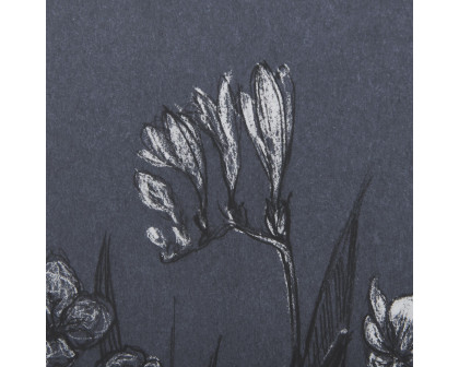 Mercana Botanical Sketches III - Blue, Medium