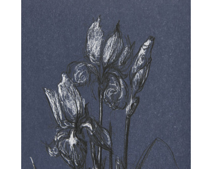 Mercana Botanical Sketches IV - Blue, Medium