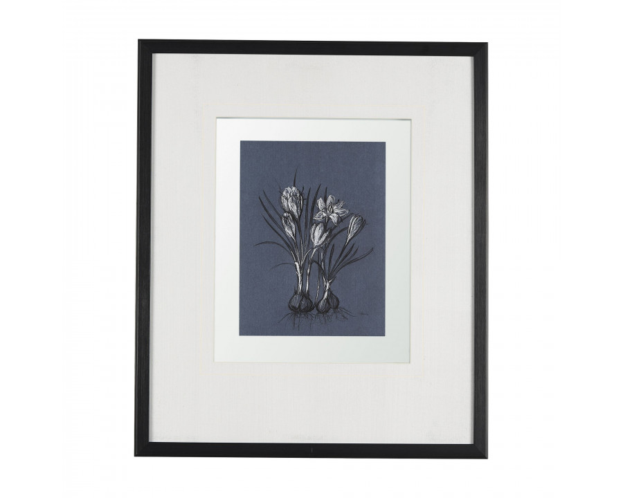 Mercana Botanical Sketches V - Blue, Medium