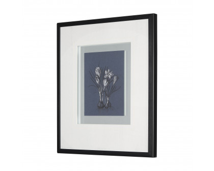 Mercana Botanical Sketches V - Blue, Medium