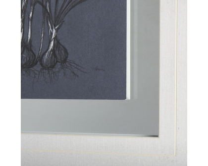 Mercana Botanical Sketches V - Blue, Medium