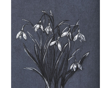 Mercana Botanical Sketches VI - Blue, Medium