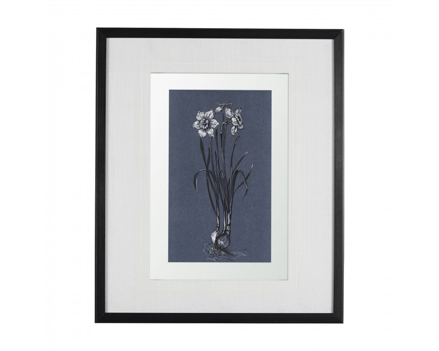 Mercana Botanical Sketches II - Blue, Medium