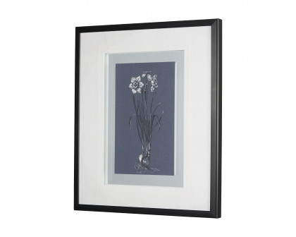 Mercana Botanical Sketches II - Blue, Medium