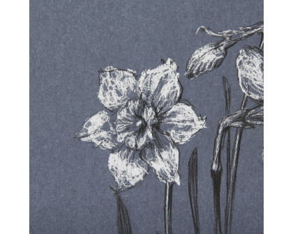 Mercana Botanical Sketches II - Blue, Small