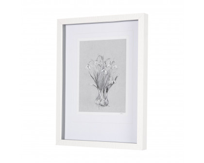 Mercana Botanical Sketches VI - Gray, Small