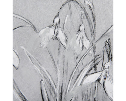 Mercana Botanical Sketches VI - Gray, Small