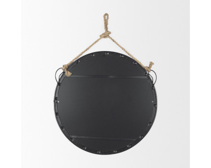 Mercana - Pendula Round Metal Frame Mirror