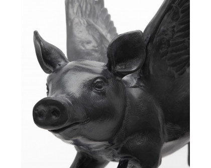 Mercana Hogbadi Flying Pigs (Set of 2) — Black