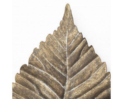 Mercana Brattea Leaf Wall Art - Medium, Metal