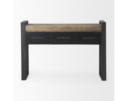 Mercana - Carga Console Table with 3 Shelves