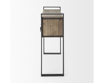 Mercana - Carga Console Table with 3 Shelves