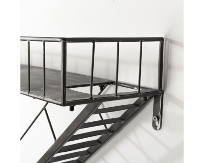 Mercana - Gastown 42H Wall Mounted Fire Escape Shelf