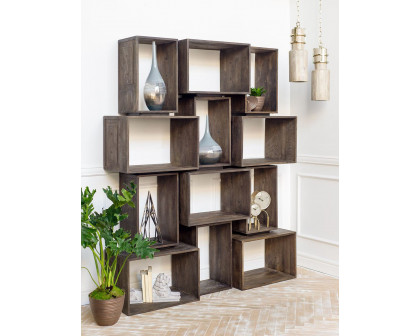 Mercana Simul Shelving Unit - Brown