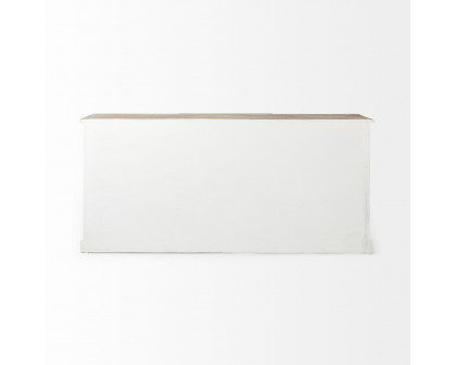 Mercana Bourchier Sideboard - White/Black, Wood