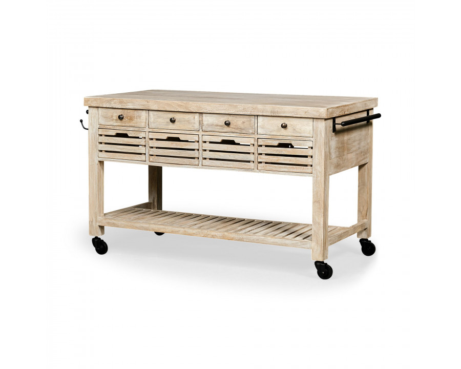 Mercana - Columbia Rolling Kitchen Island