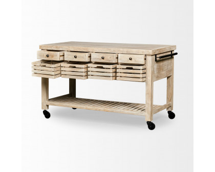 Mercana - Columbia Rolling Kitchen Island