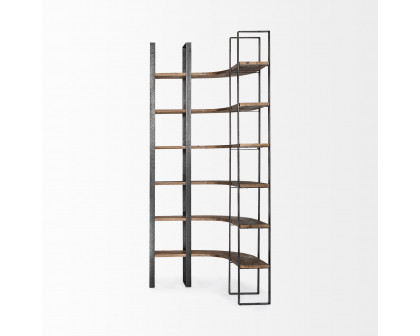 Mercana Turner II Shelving Unit - Dark Brown