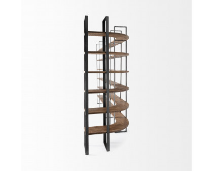 Mercana Turner II Shelving Unit - Dark Brown