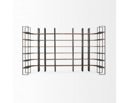 Mercana Turner II Shelving Unit - Dark Brown